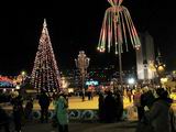 Новогодние праздники на центральной площади Владивостока